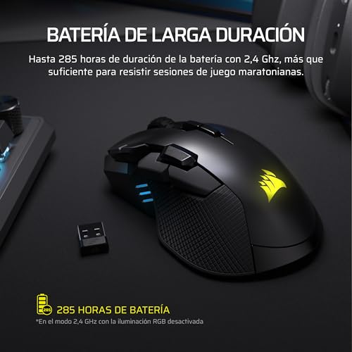 Thumbnail 6 de Corsair IRONCLAW Wireless SE (2026) ratón gaming inalámbrico para manos grandes, sensor 26.000 PPP y 10 botones programables