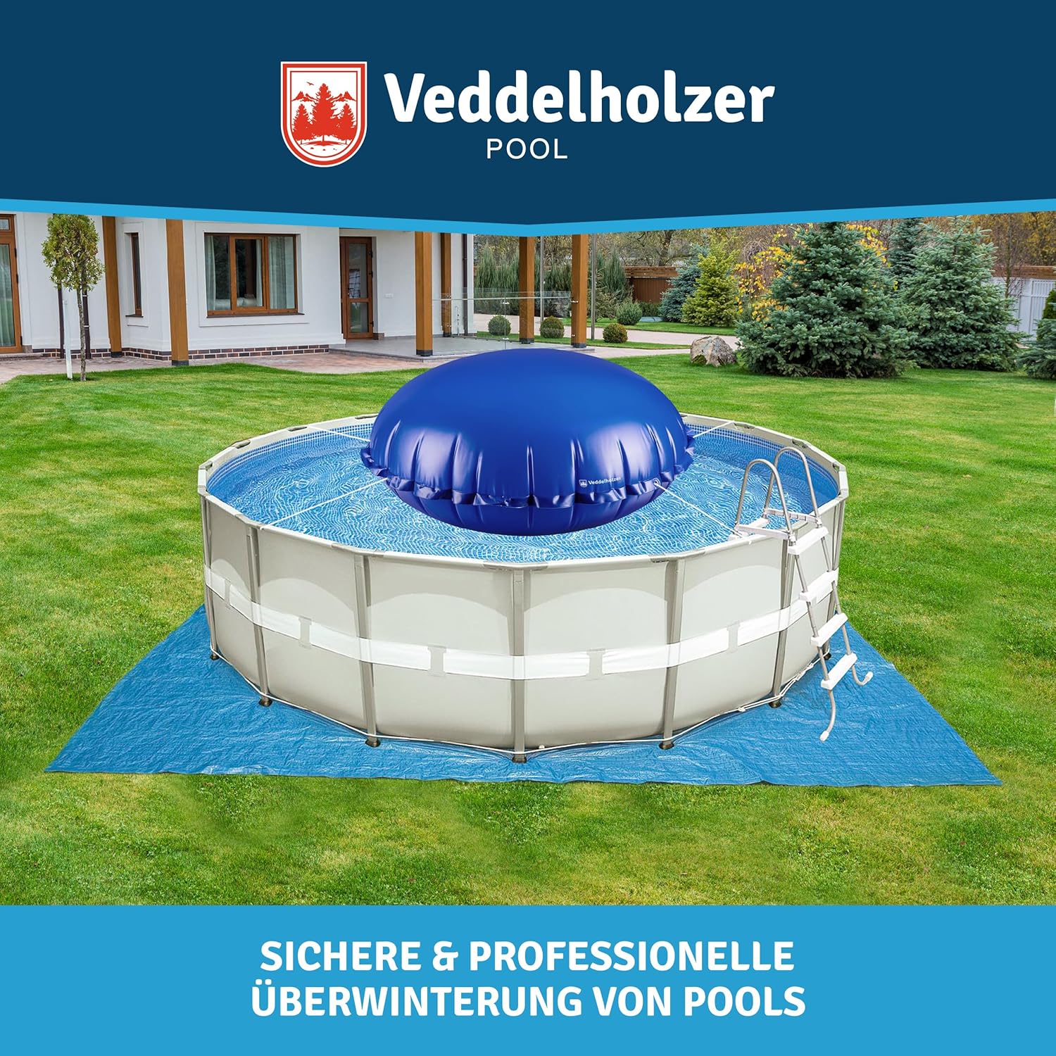 Detalle de Veddelholzer XXL Ø2 m Poolkissen rund