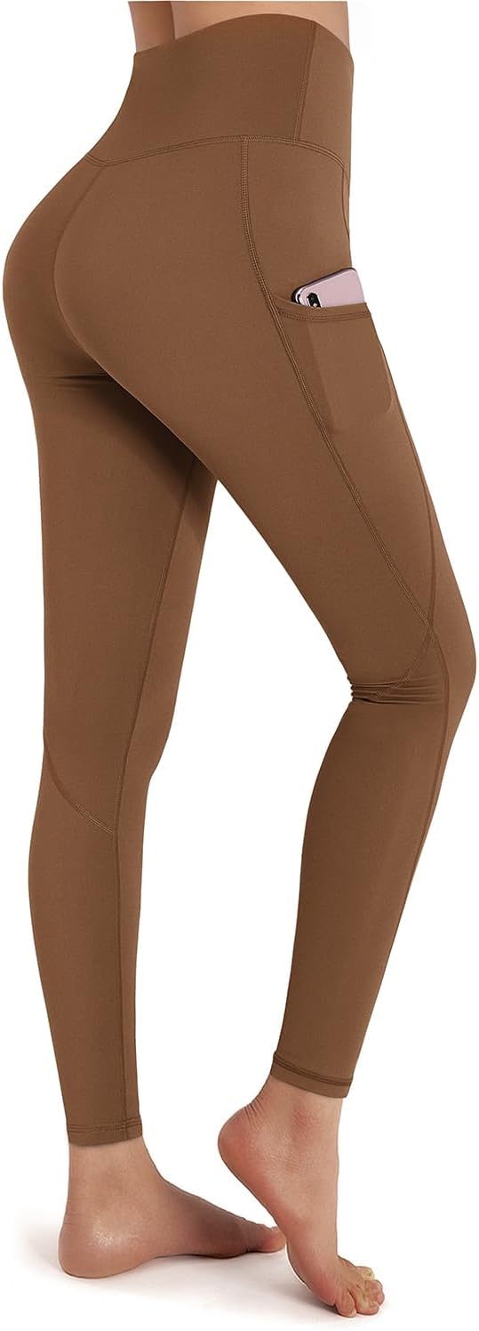 Detalle 2 de OUGES High Waist Yoga Pants with Pockets