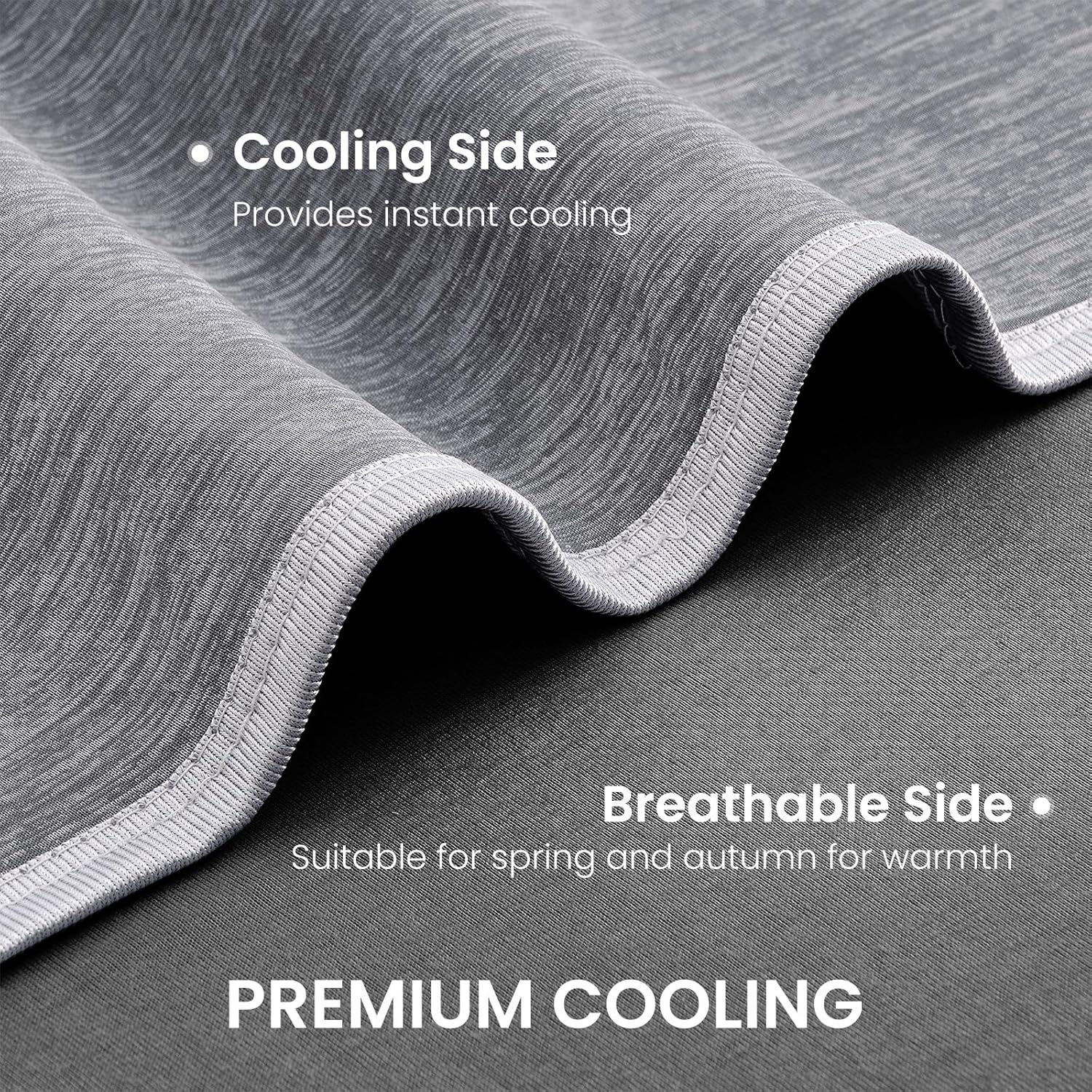 Detalle de Topcee Cooling Blanket (90"x90") Queen Size Arc-chill Cooling Fiber for Hot Sleepers