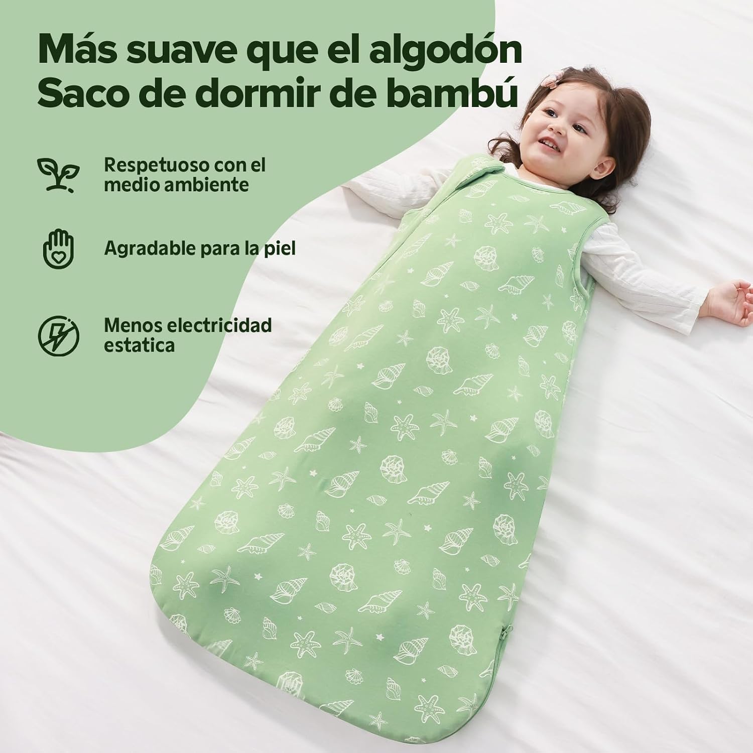 Detalle de ToyaTec Saco de Dormir para Bebé 2.5 TOG
