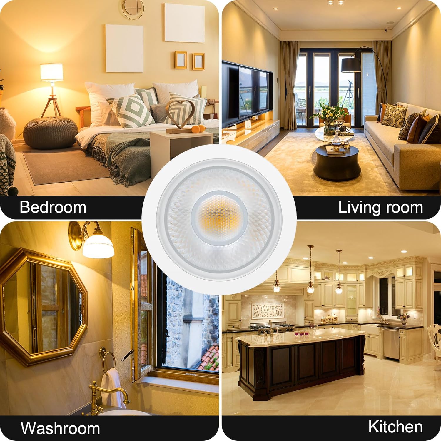 Thumbnail 5 de Auting GU5.3 Bombillas LED 5W, 38° Blanco Cálido 💡 (Paquete 6)