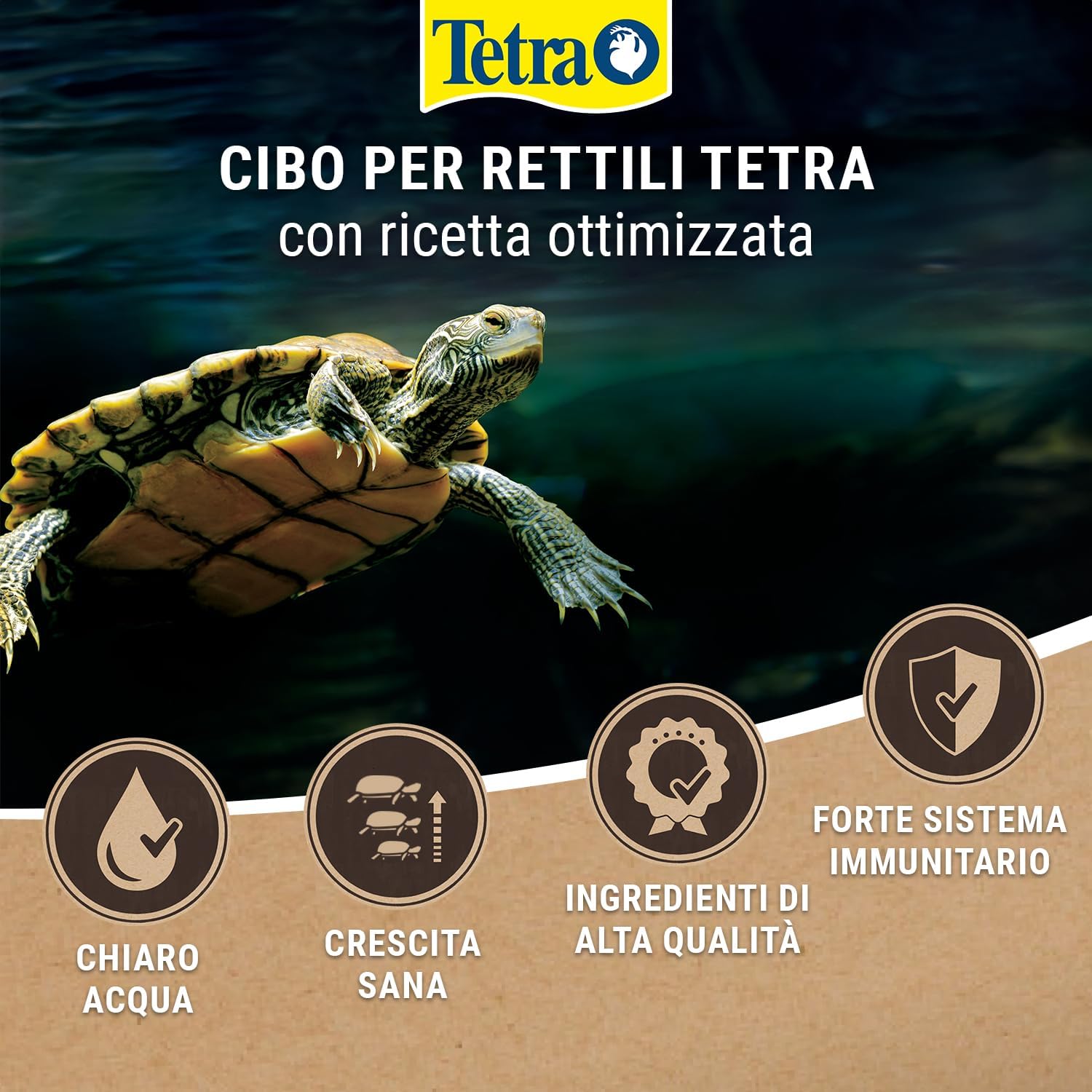 Detalle de Tetra 149557 Tortoise – aliment complet pour tortues terrestres, 1 L
