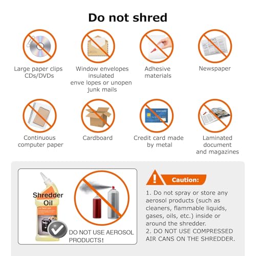 Thumbnail 8 de Bonsaii 6-Sheet Cross-Cut Compact Paper Shredder for Home Use