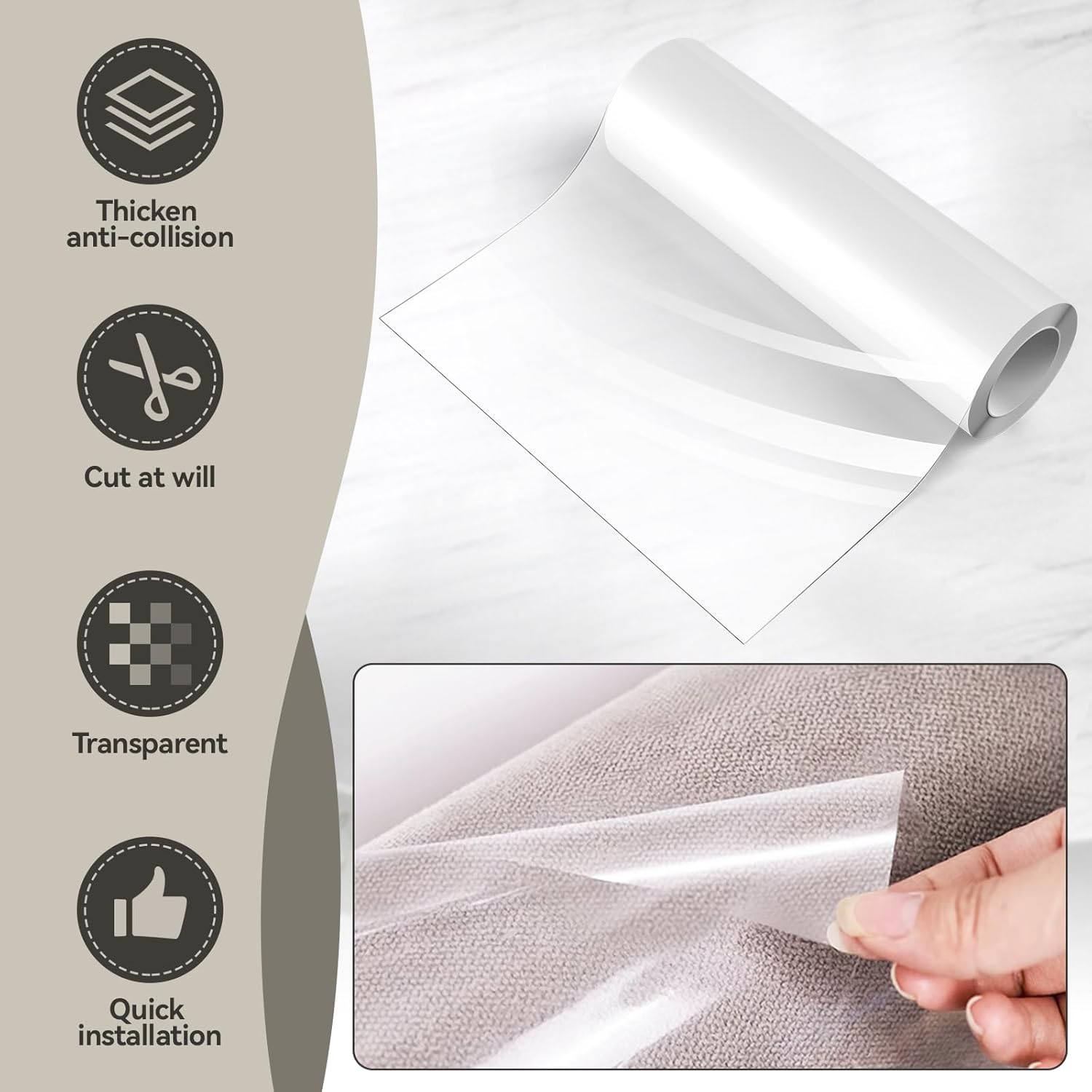 Thumbnail 2 de Kratzfolie 5 m Kratzschutz für Sofa 🐱