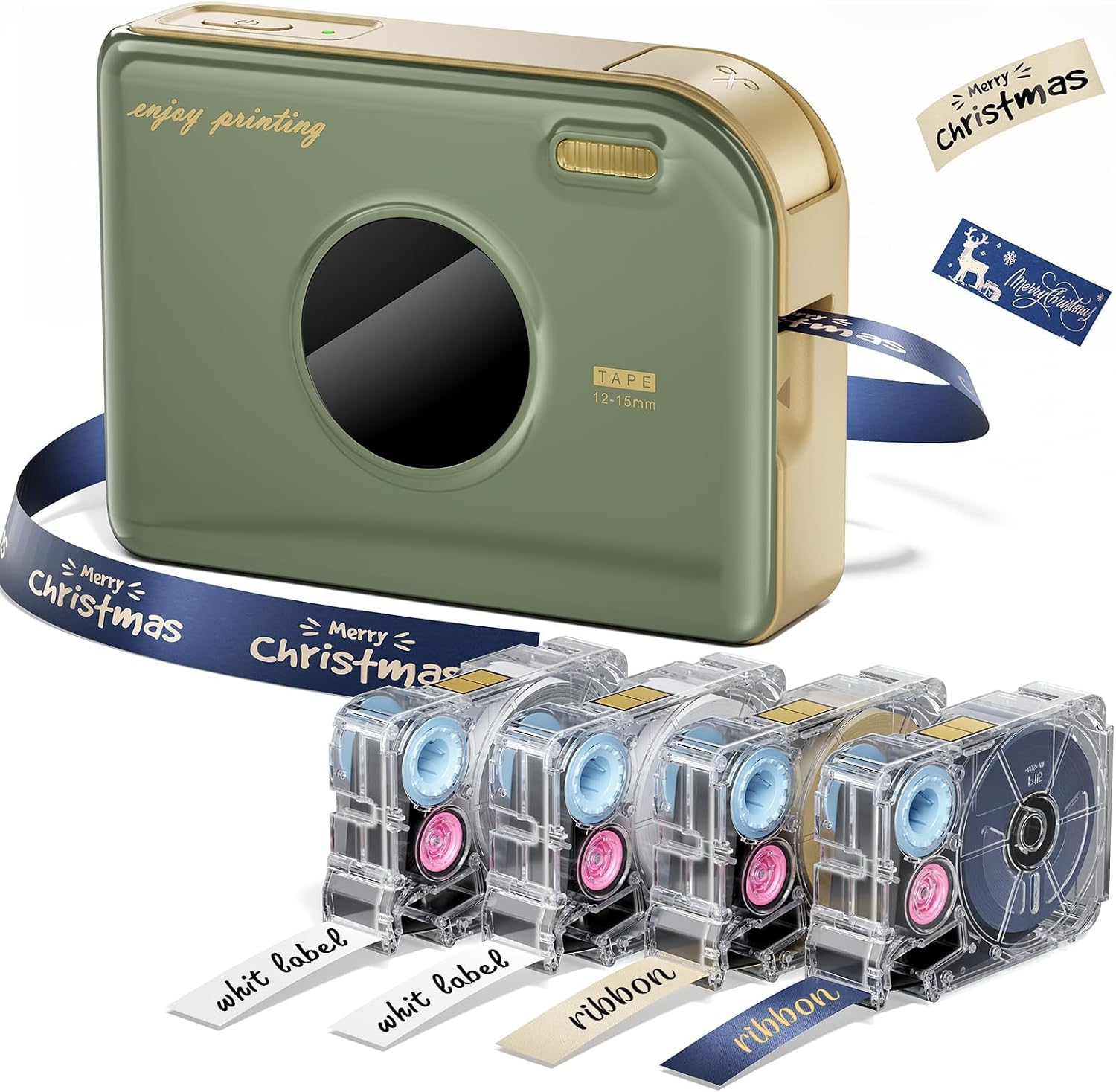 Phomemo A30 Ribbon Label Printer: Bluetooth, Portable, and Ready for Gift Wrapping