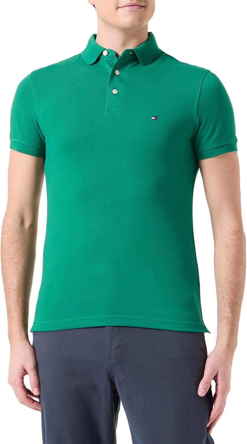Thumbnail 6 de Tommy Hilfiger Polo 1985 Slim Fit Negro