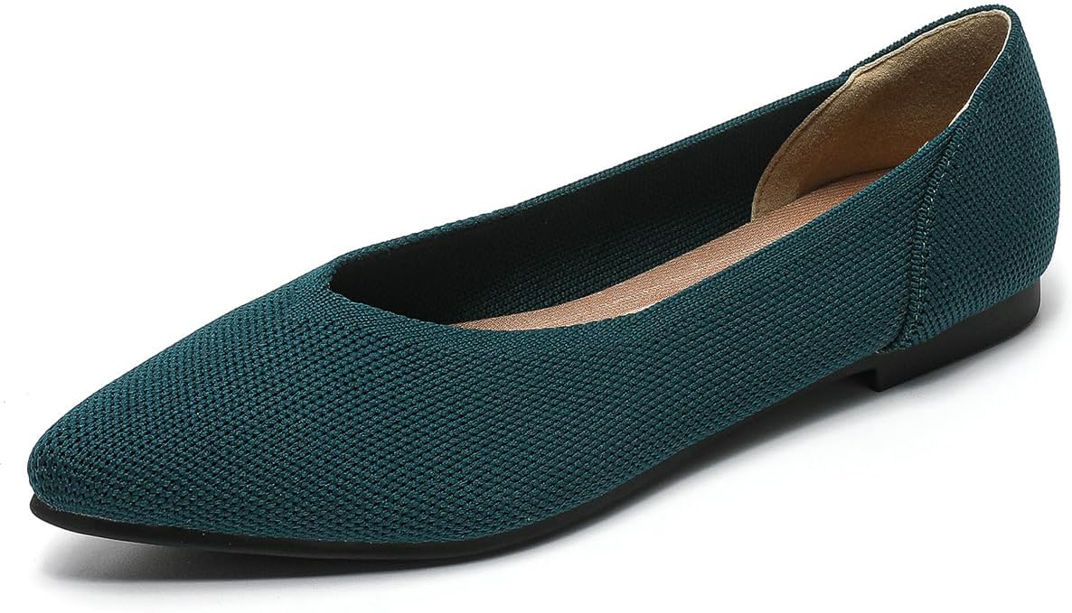 Thumbnail 2 de Semwiss Women's Ballet Flats: Comfortable, Casual Dressy Office Shoes with Pointed Toe and Leopard Design