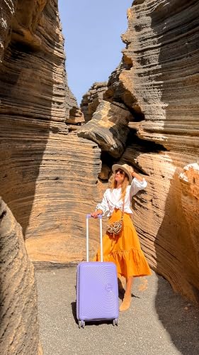 Thumbnail 12 de American Tourister Soundbox Spinner 55 expandible morado (cabina)