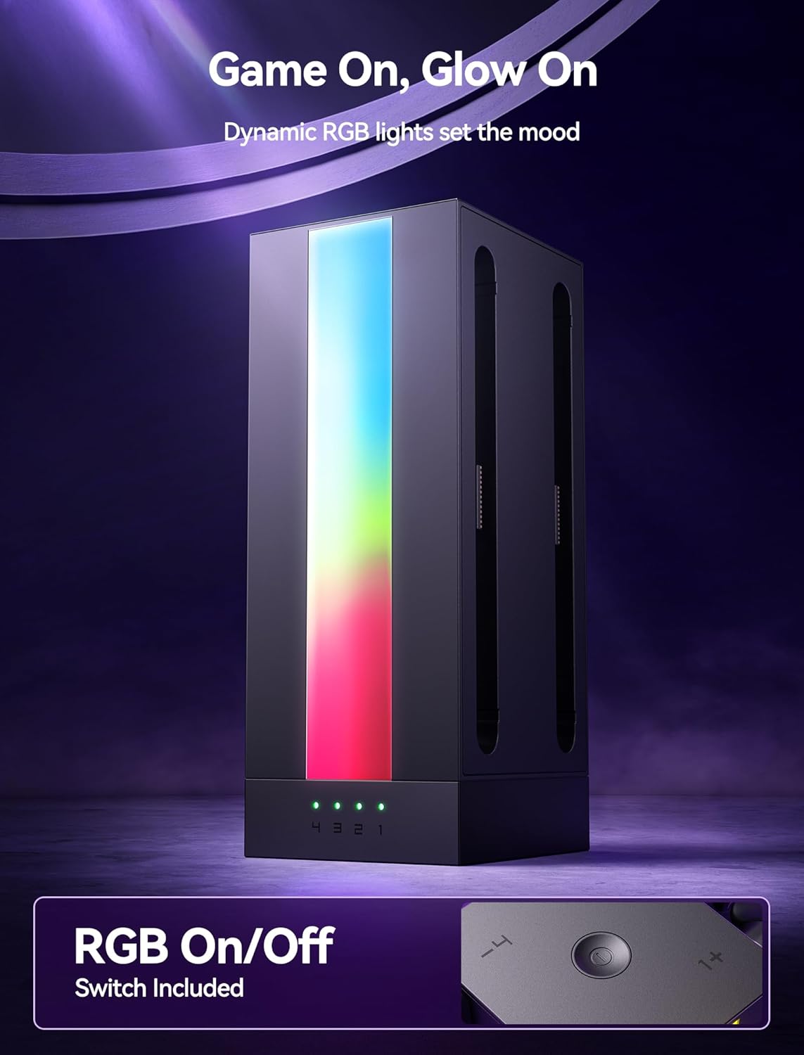 Thumbnail 2 de JSAUX EnergyFlow Ladestation für Nintendo Switch Joy‑Con