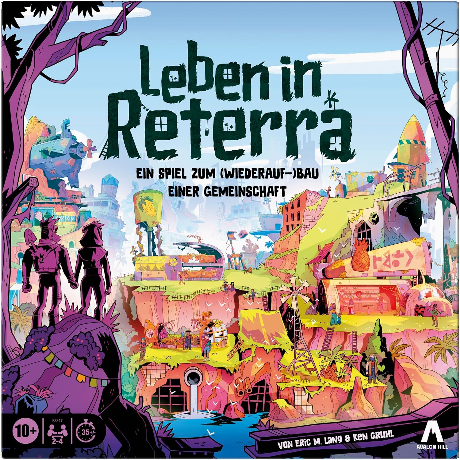 Detalle de Leben in Reterra strategisches Brettspiel 26,7 cm