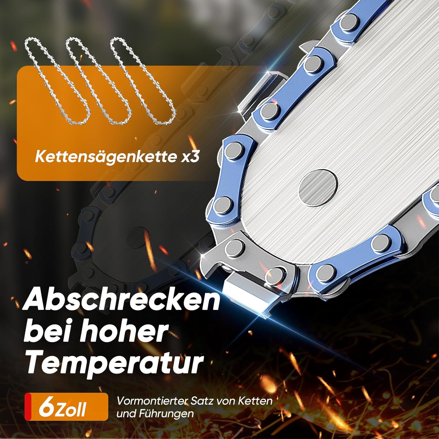 Thumbnail 6 de Mini Akku-Kettensäge 6 Zoll 1000 W