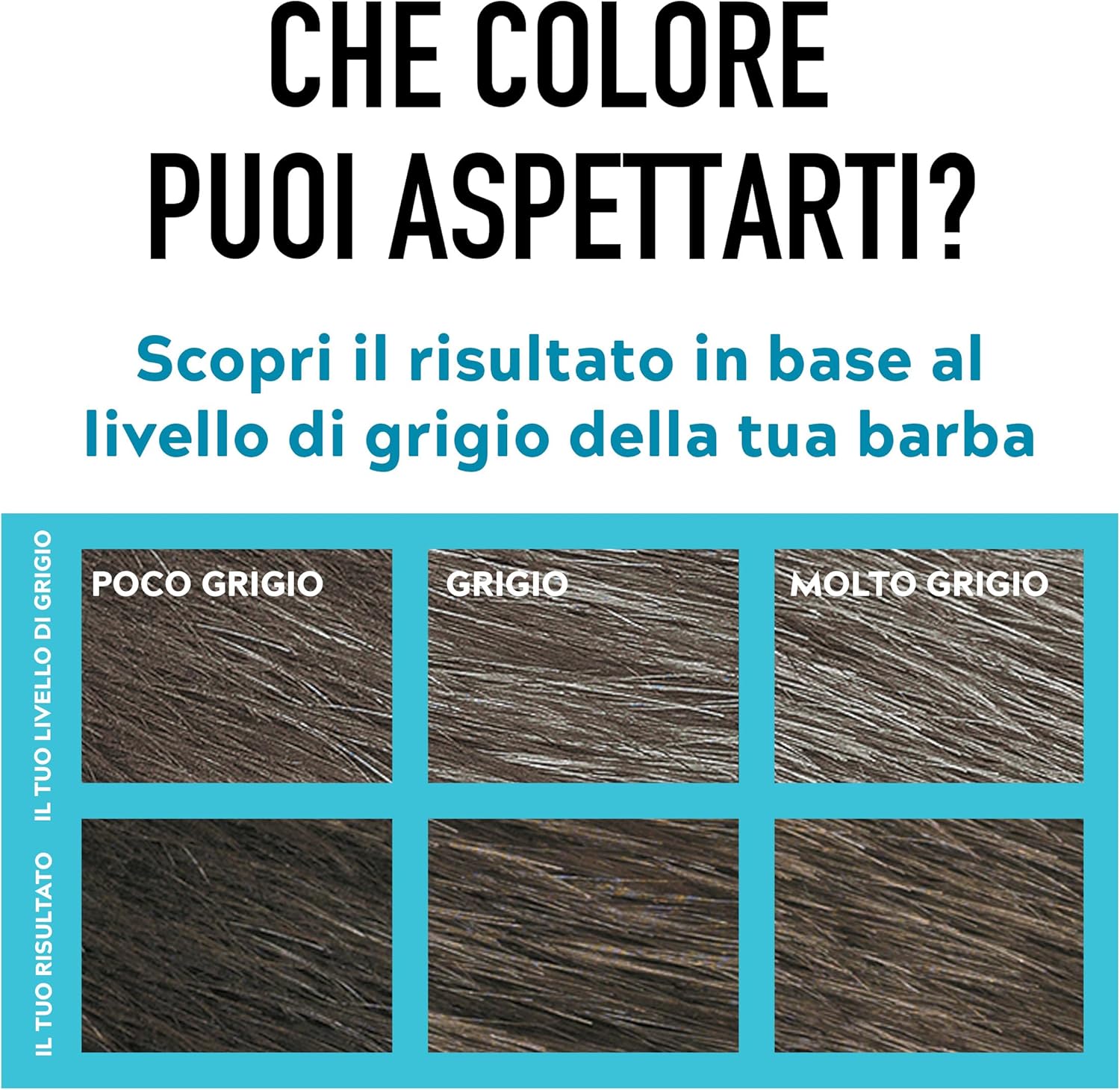 Detalle 2 de Just For Men Barba & Baffi M45 – Tinta per Barba Castano Scuro, 3 Pack, senza ammoniaca, con applicatore
