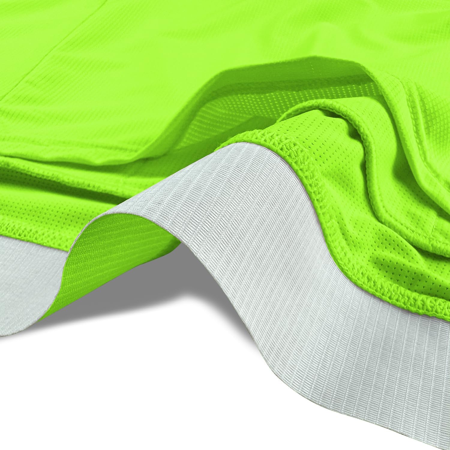 Detalle de Wulibike Men's Cycling Jersey with 3+1 Pockets, Reflective Strips and Quick-Dry Breathable Fabric