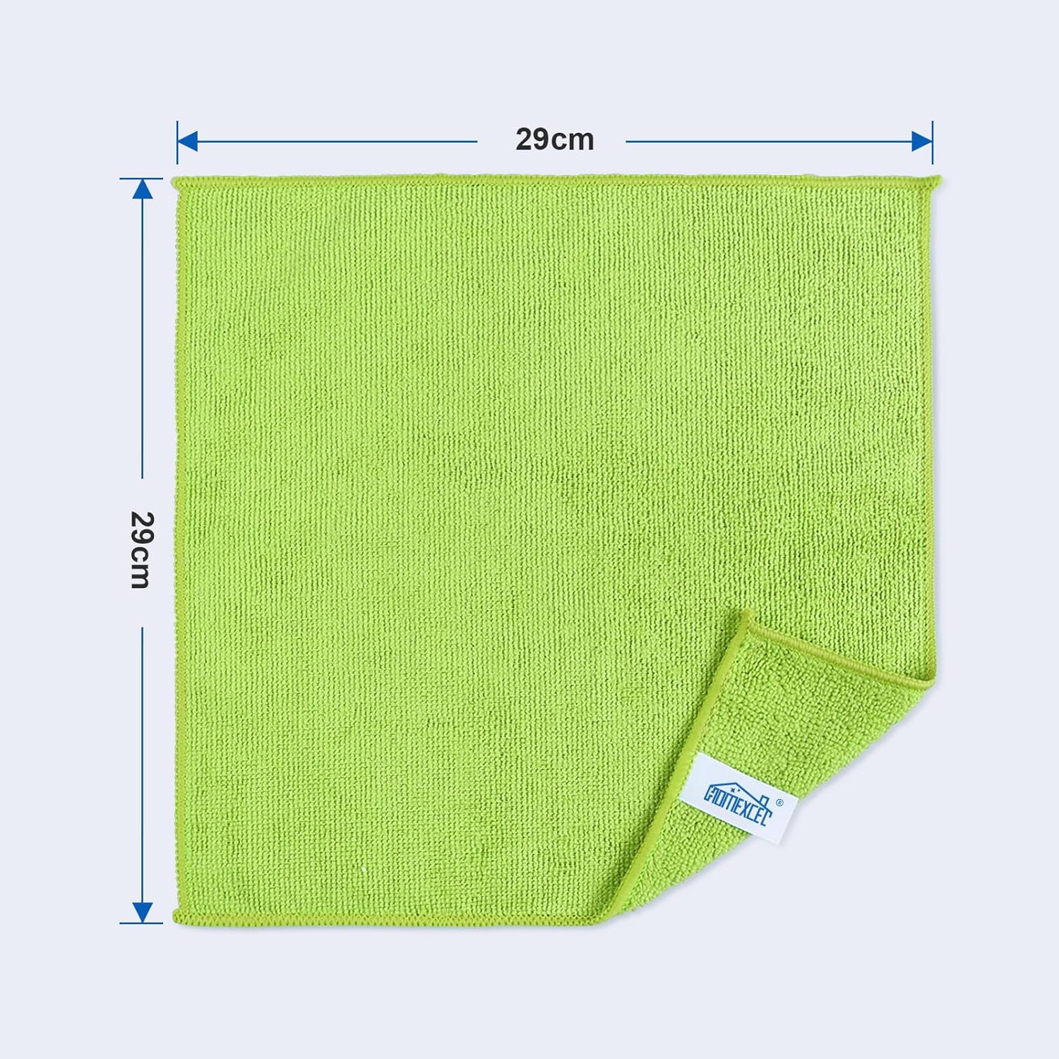 Thumbnail 2 de HOMEXCEL Microfibre Cloth 12 pack, 29 x 29 cm 🧽