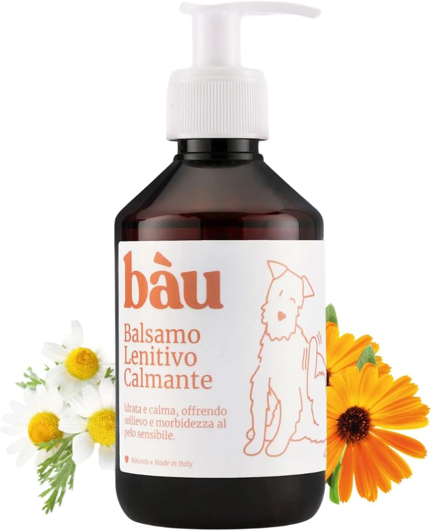 Detalle de Bau Balsamo Cane Pelo Sensibile e Pelle Delicata: lenitivo, idratante e districante