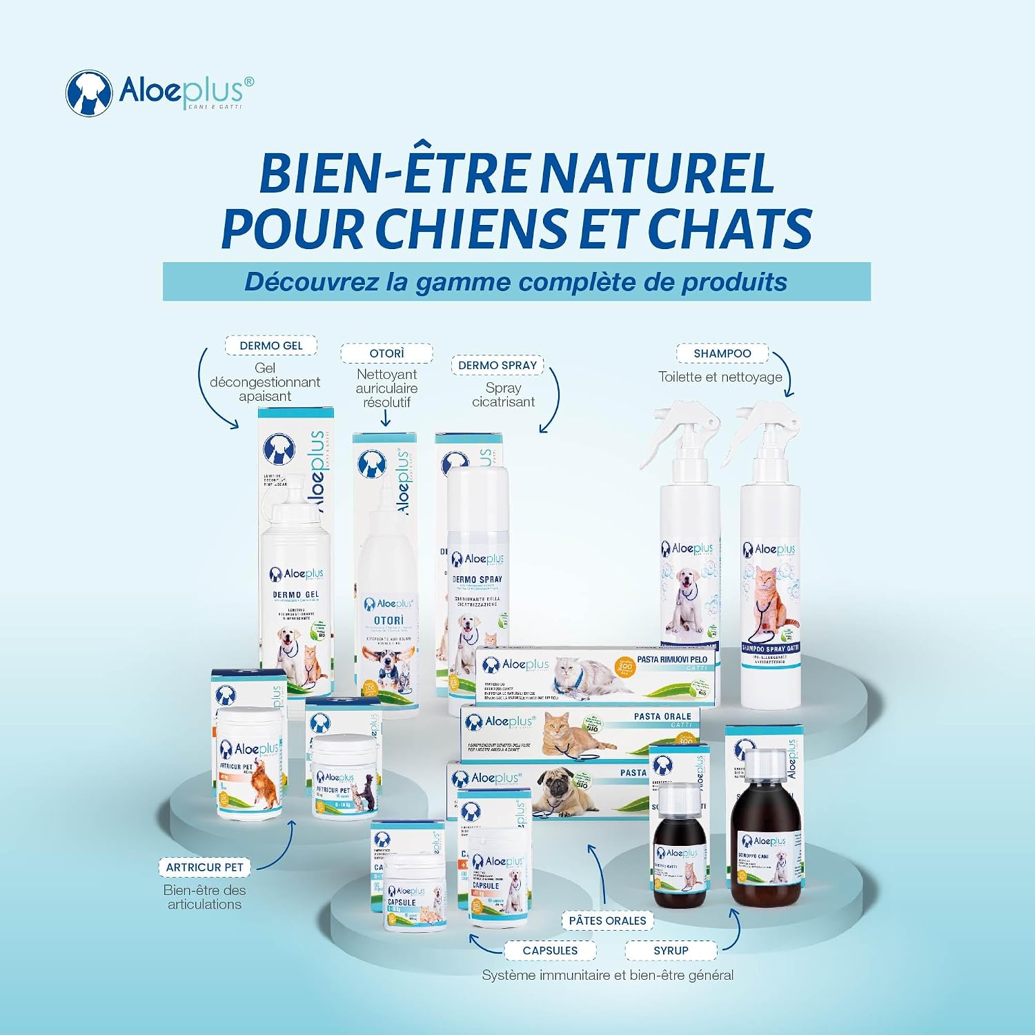 Thumbnail 6 de Aloeplus Chats Sirop 100ml – Complément Alimentaire Énergétique et Détoxifiant à l’Aloe Arborescens BIO