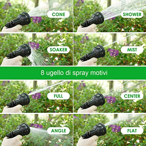 Thumbnail 3 de Tubo da giardino estensibile Cunbayi 30 m (10 m x3) con ugello 8 in 1 e accessori