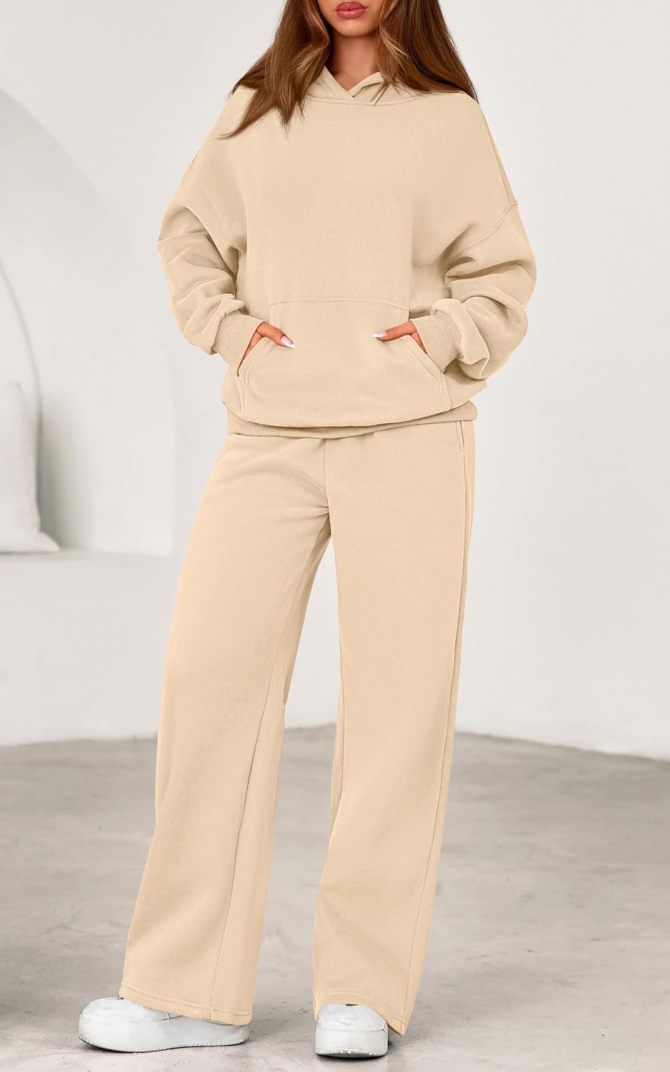 Detalle 2 de PRETTYGARDEN Women's Oversized Hoodie and Sweatpants set