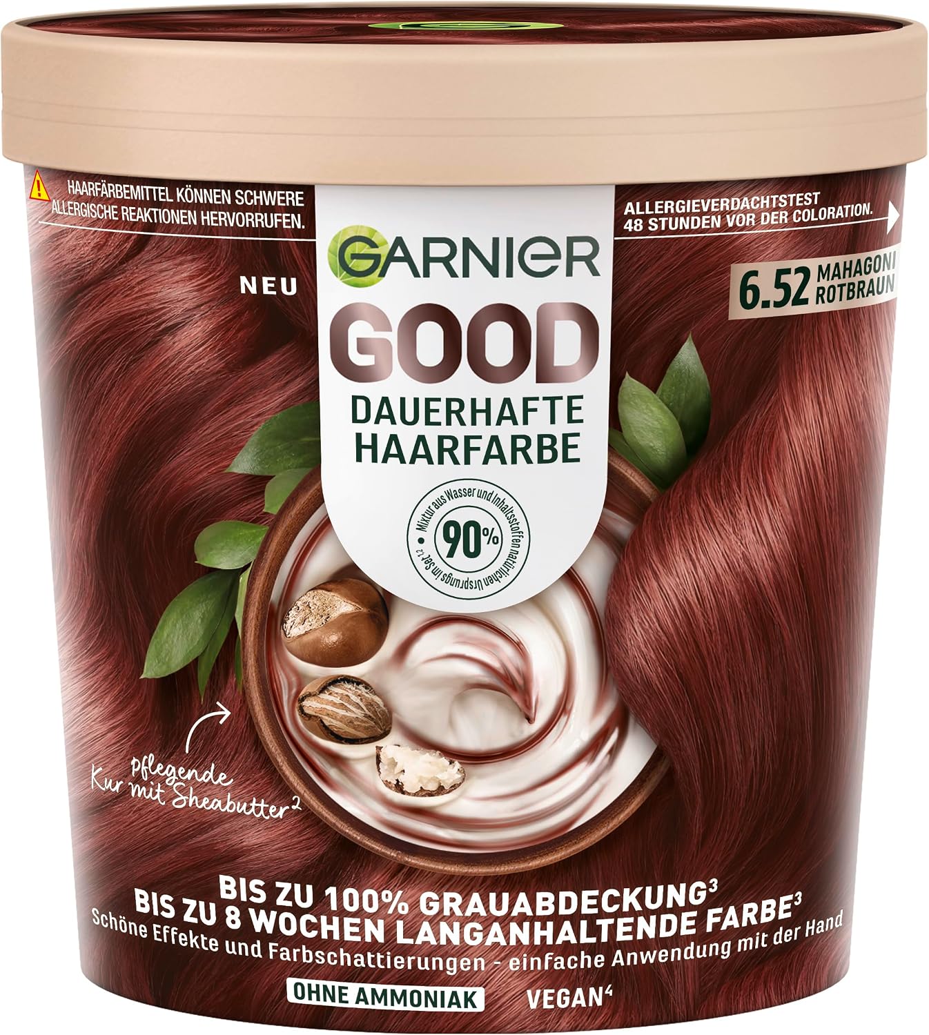 Detalle de Garnier GOOD 6.52 Mahonie Roodbruin permanente haarkleuring