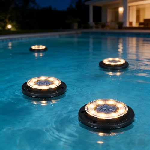 Thumbnail 1 de Flacchi Solar Bodenleuchten Warmweiß, 12 Stück – Außen wasserdicht, 8 LEDs je Leuchte
