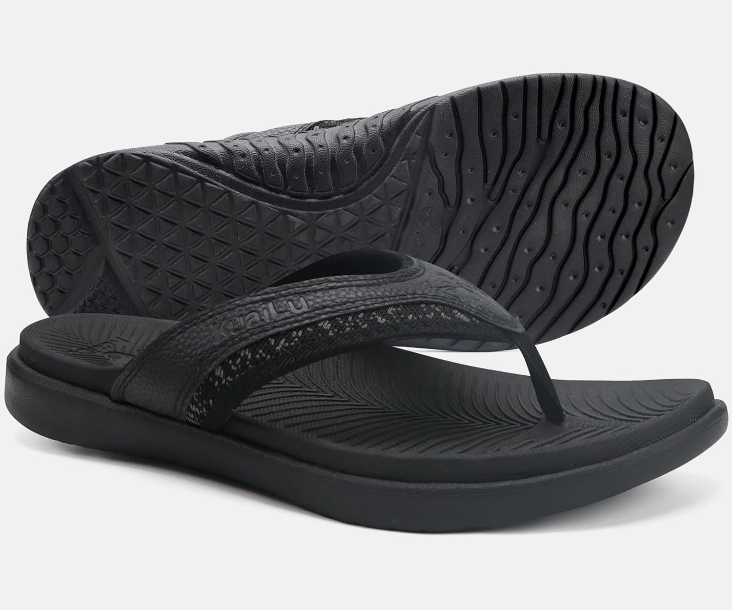 Thumbnail 4 de KuaiLu Mens Sport Flip Flops Orthotic Support Size 7