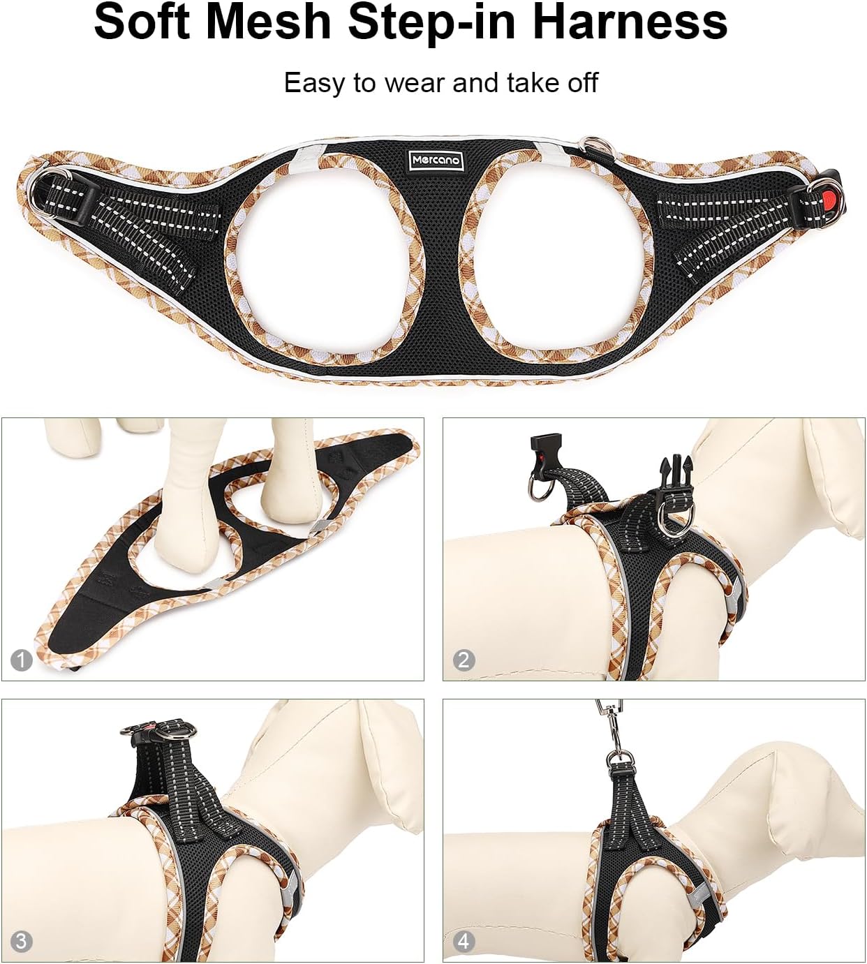 Detalle 2 de Mercano Dog Harness and Leash Set XL