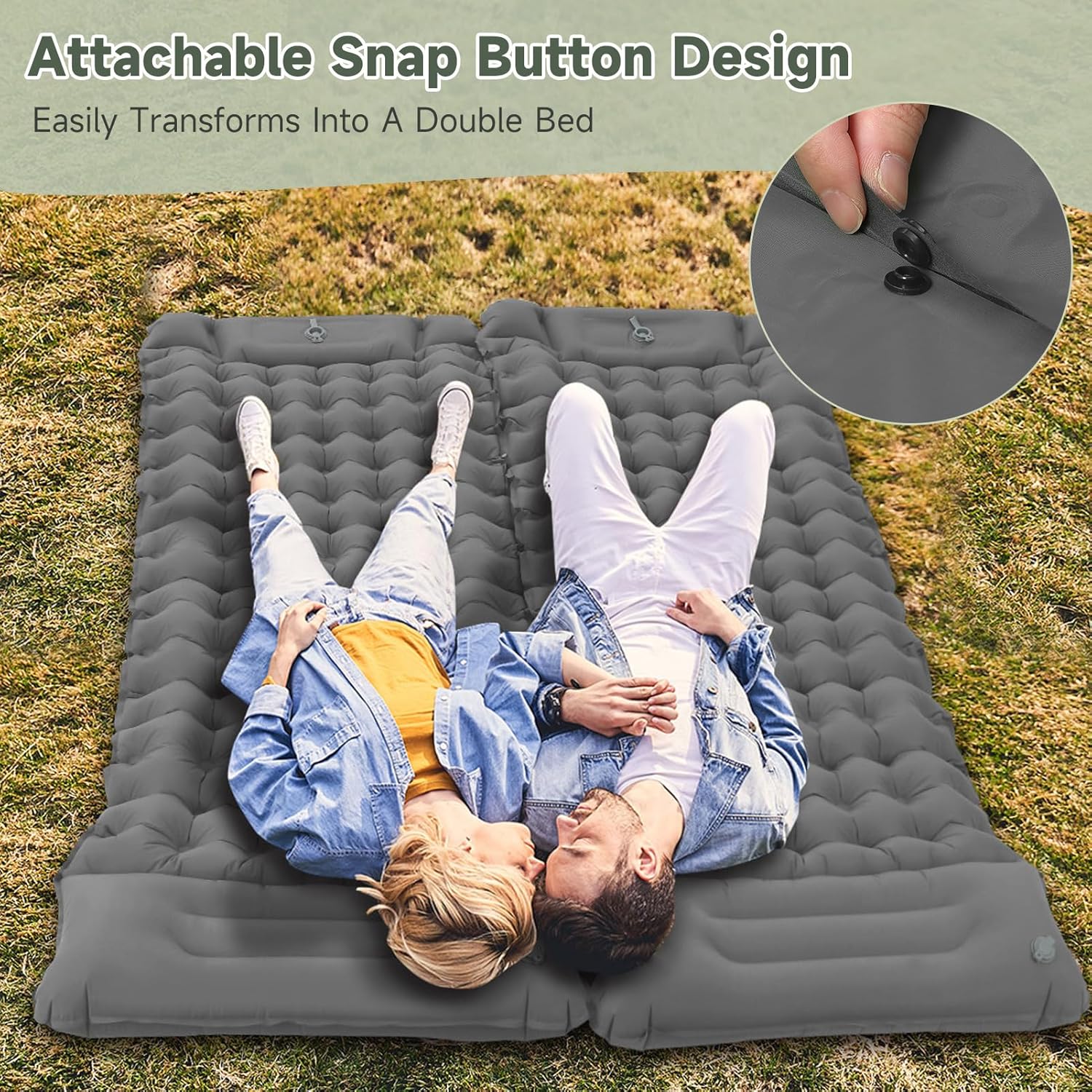 Detalle de Aptliton 10cm inflatable sleeping pad