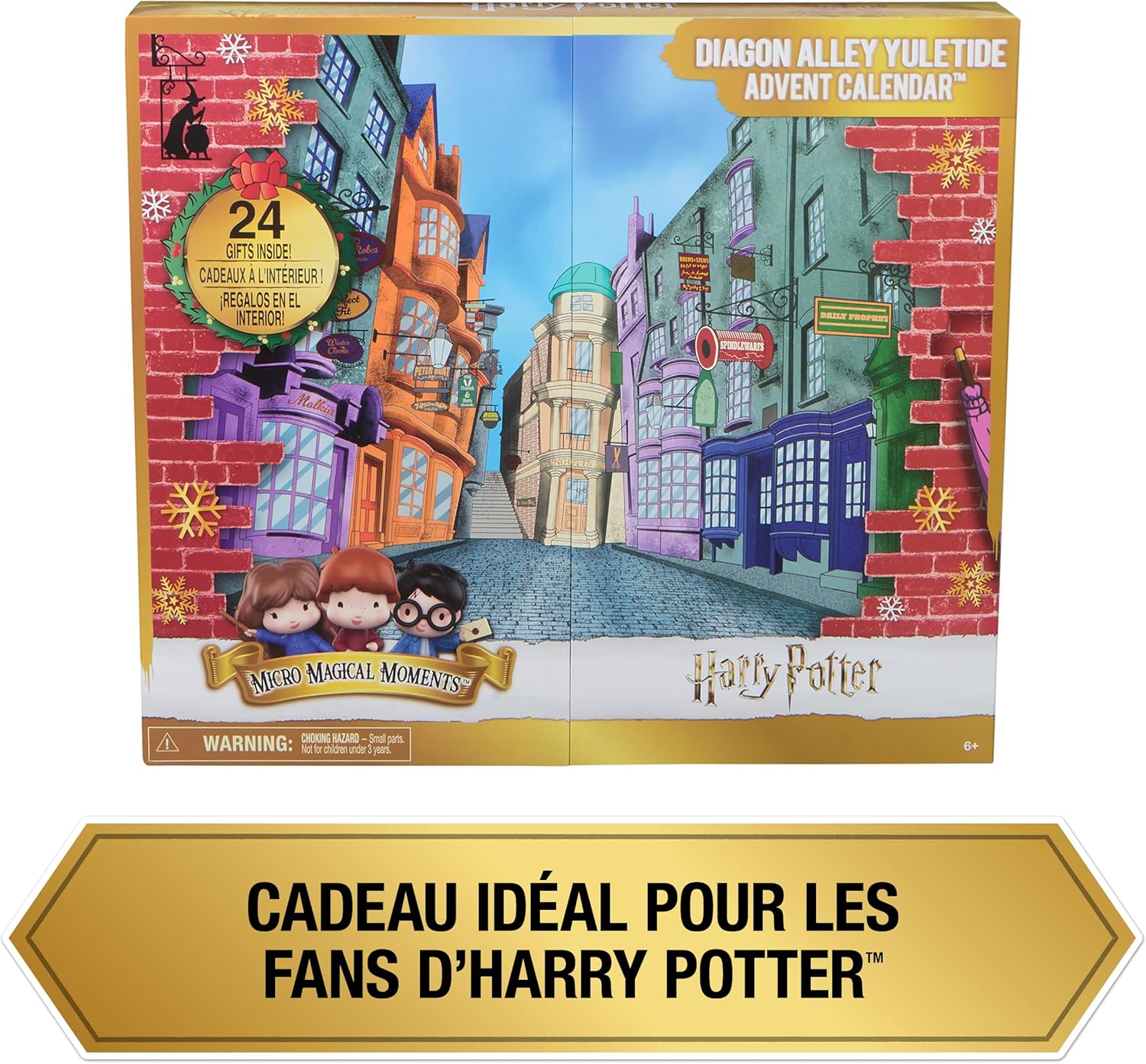 Detalle 1 de Calendrier de l’Avent Wizarding World Harry Potter avec 24 surprises et mini-figurines Moments Magiques