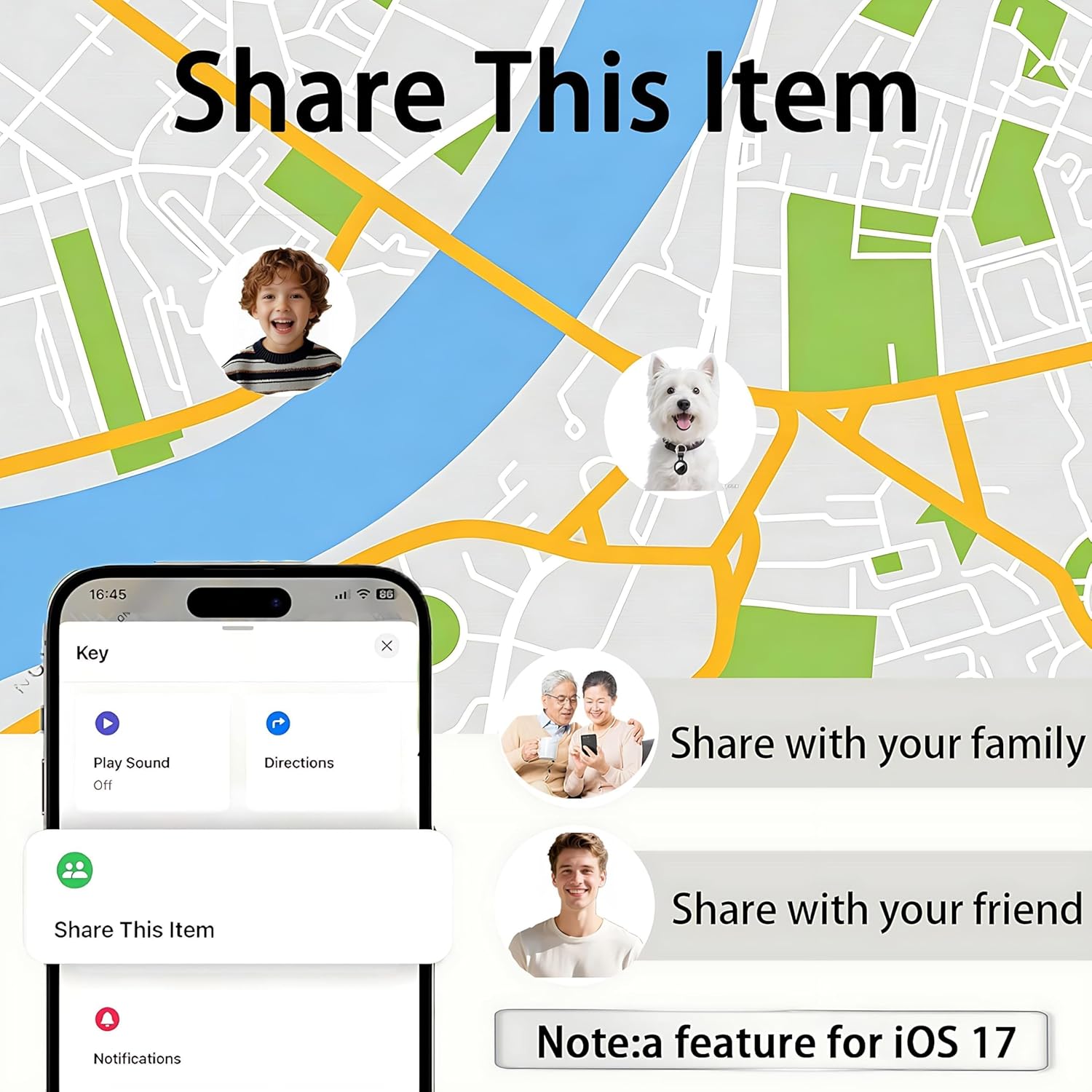 Detalle de 4 Pack Tracker Tags with Apple Find My Compatibility