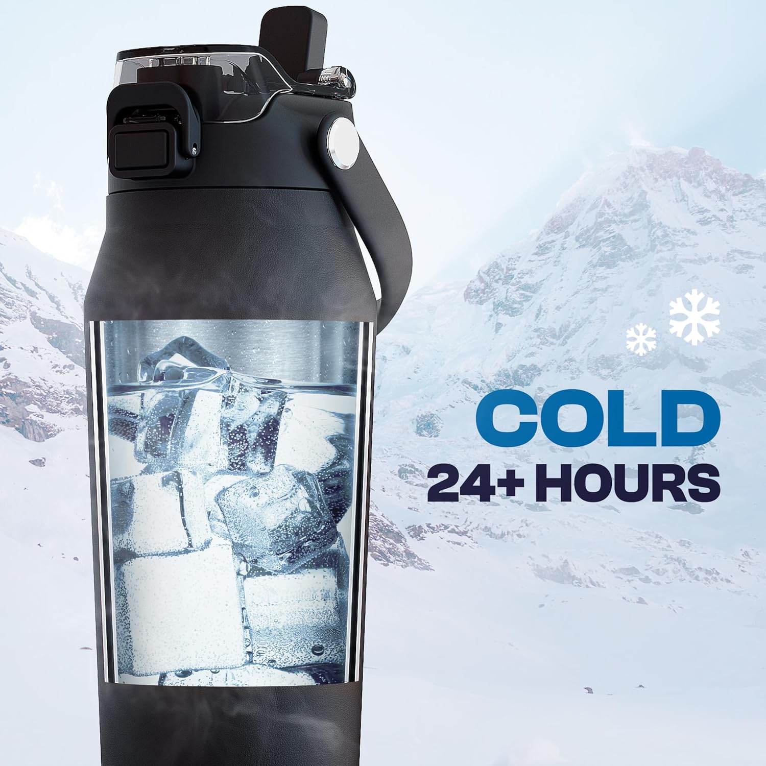 Thumbnail 4 de Frost Buddy 32oz Insulated Water Bottle with Straw & Chug Lid — Leak-Proof Stainless Steel Hydration