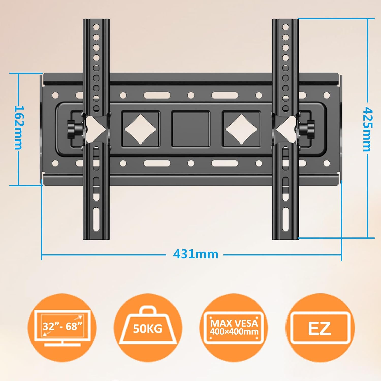 Detalle 2 de JXMTSPW TV Wall Bracket for 32–68" TVs