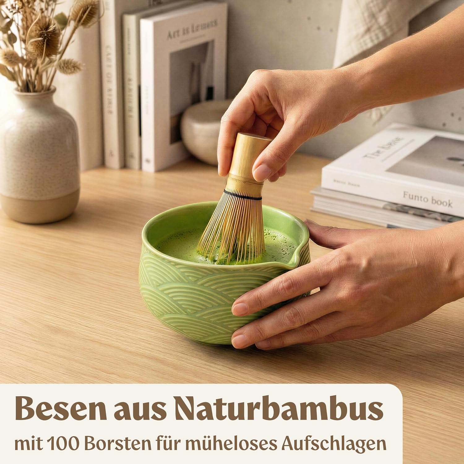 Detalle de EDELHAUS Matcha Set 7-teilig für Zeremonie 🍵