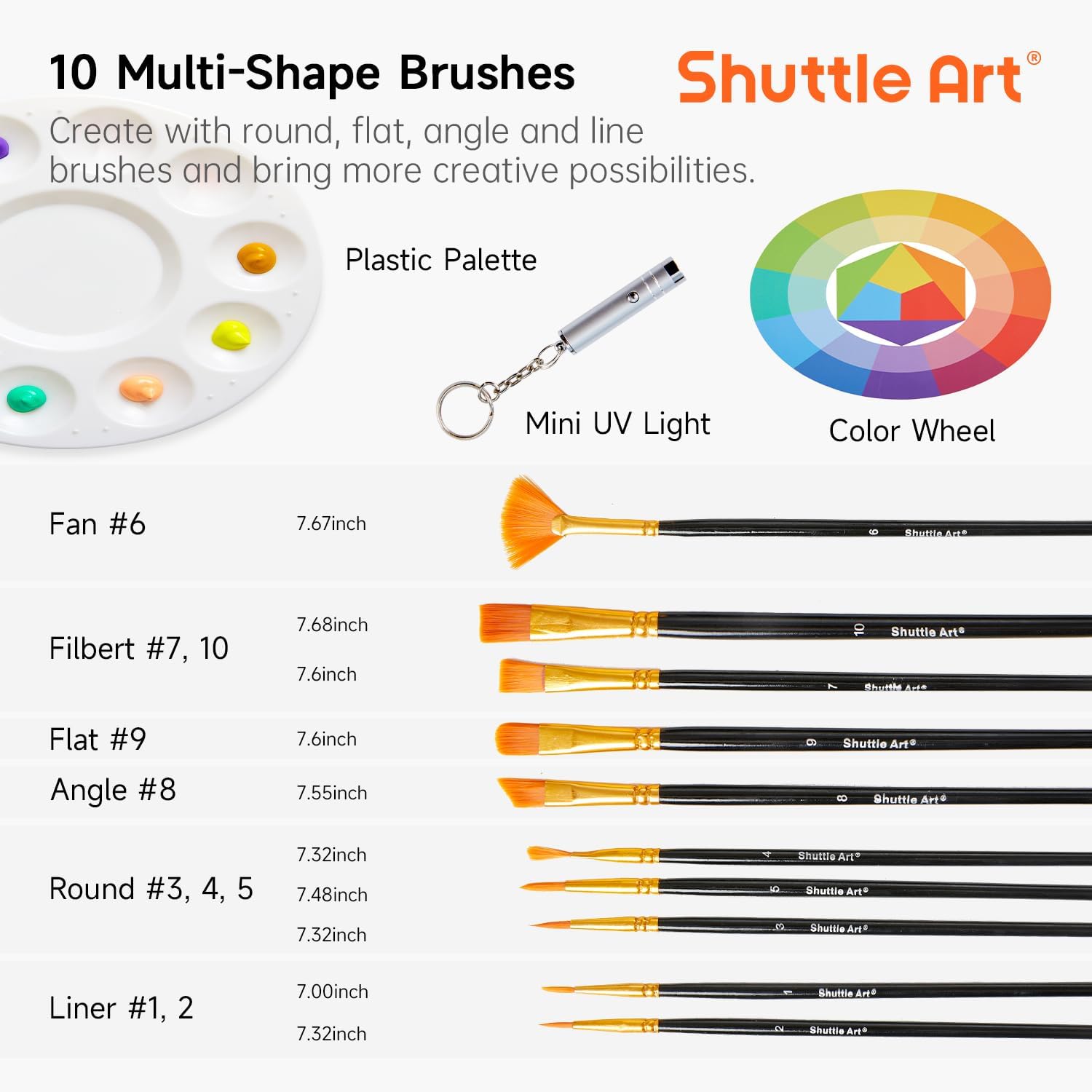 Thumbnail 6 de Shuttle Art outdoor acrylic paint set 60ml