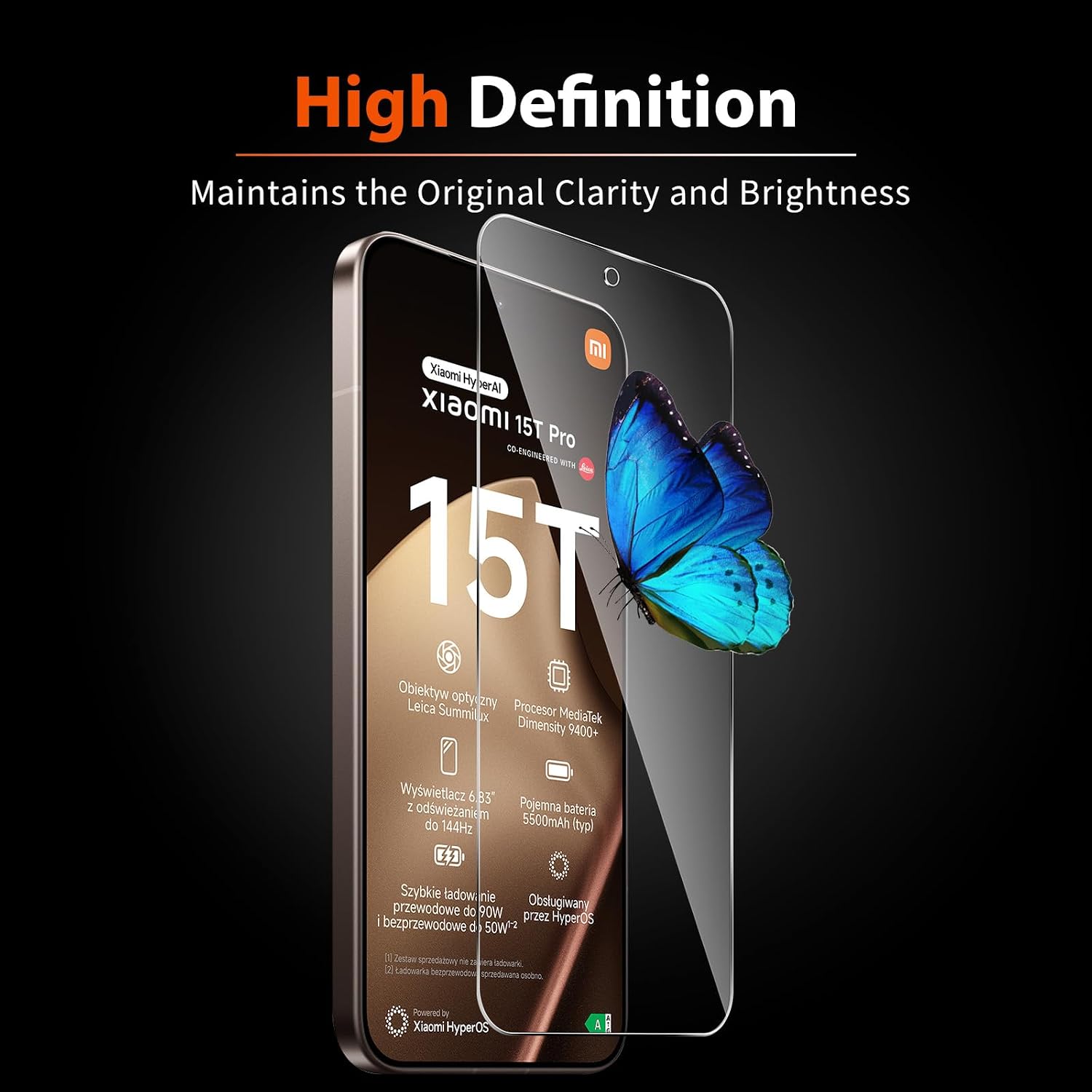Detalle 2 de LiiLaa Hydrogel Displayschutz für Xiaomi 15T Pro