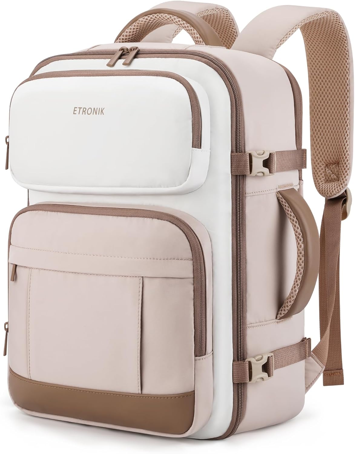 Detalle de ETRONIK Zaino Ryanair 40x30x20 cm, 24 L: zaino da viaggio impermeabile con scomparti per PC fino a 15