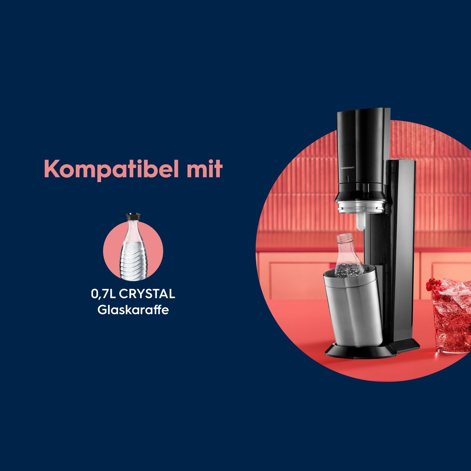 Detalle 2 de SodaStream Crystal 3.0 45 cm 🥤