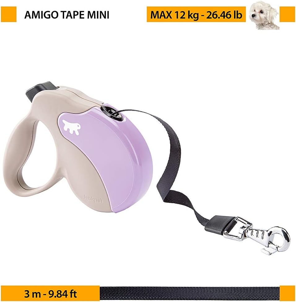 Detalle de Ferplast Hundeleine Amigo MINI – Rollleine für kleine Hunde bis 12 kg