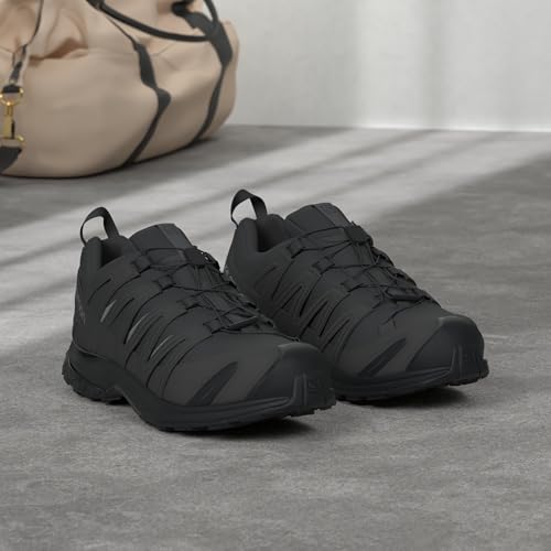 Detalle de Salomon XA PRO 3D Gore-Tex Herren Trekking- und Trailrunning-Schuh Schwarz/Magnet, Größe 45 1/3