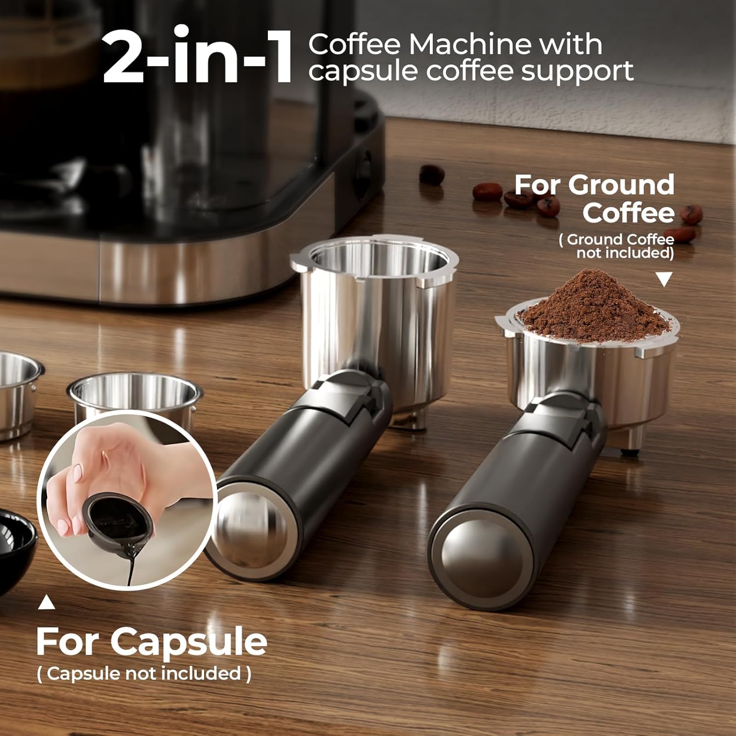 Thumbnail 1 de Electactic Espresso Machine 20 Bar Compact