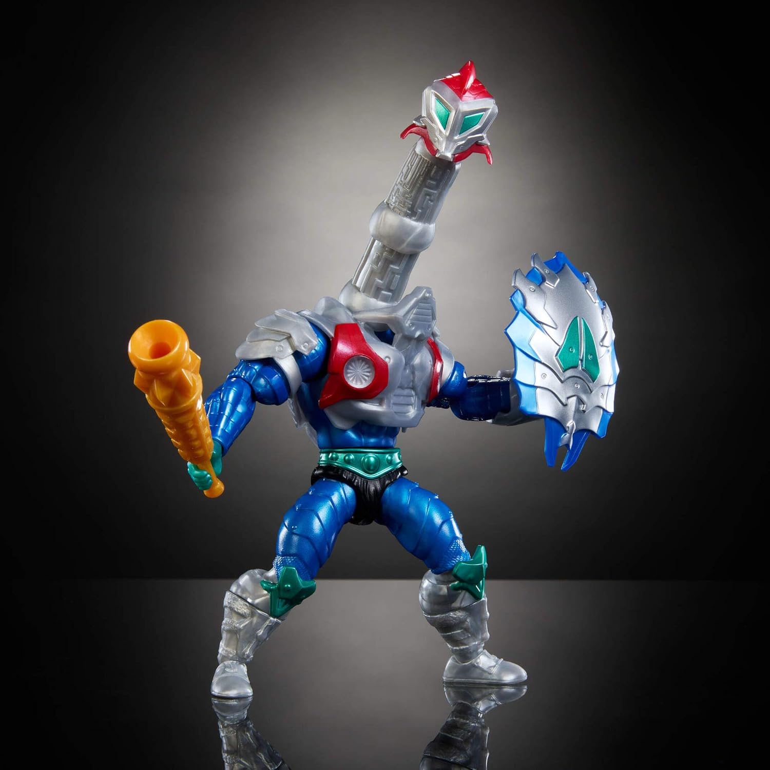 Detalle 2 de Masters of the Universe Origins Mekaneck 🐢 Figura de acción