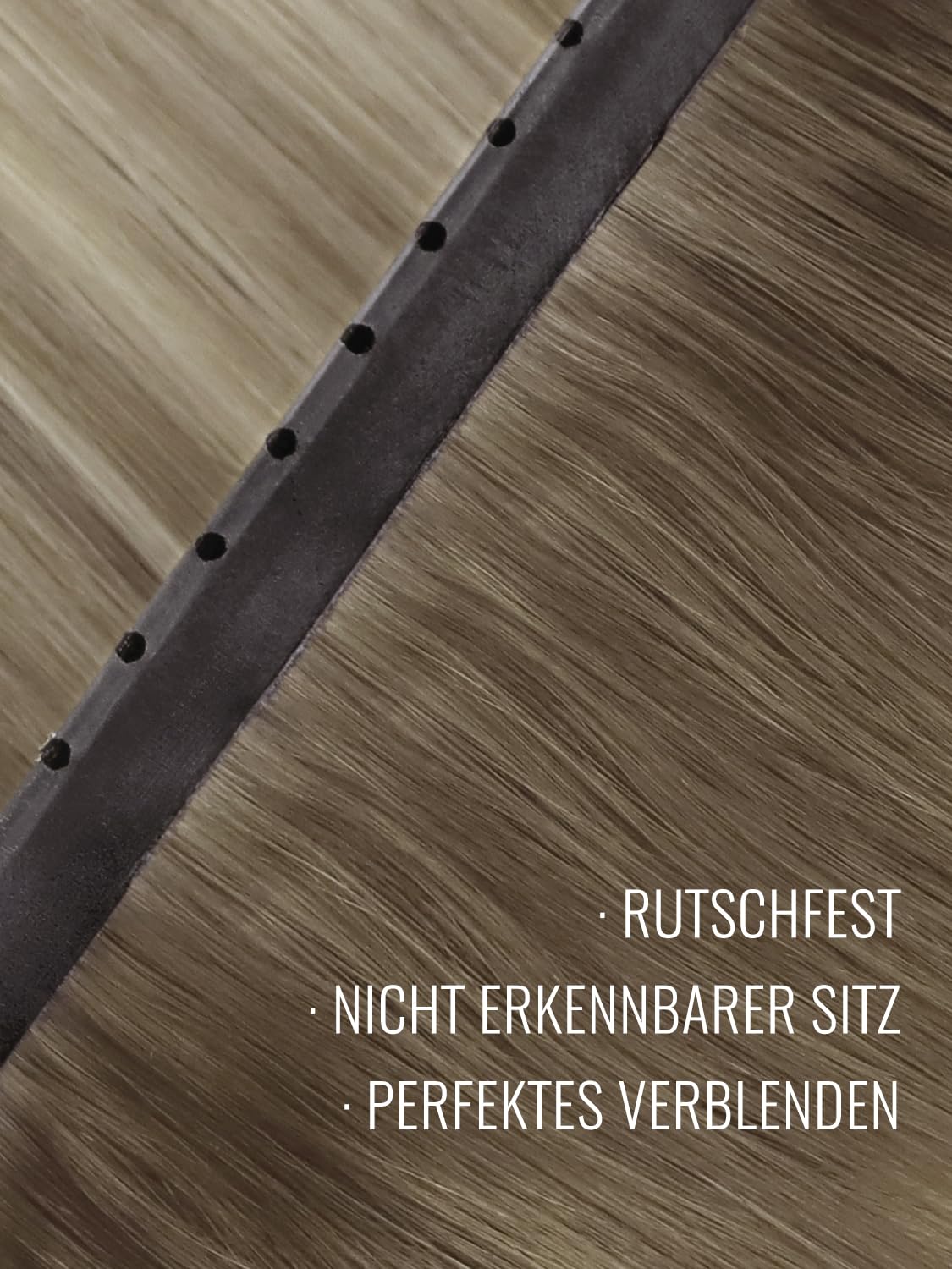 Detalle de Fshine Butterfly Extensions Echthaar 40 cm 80 g