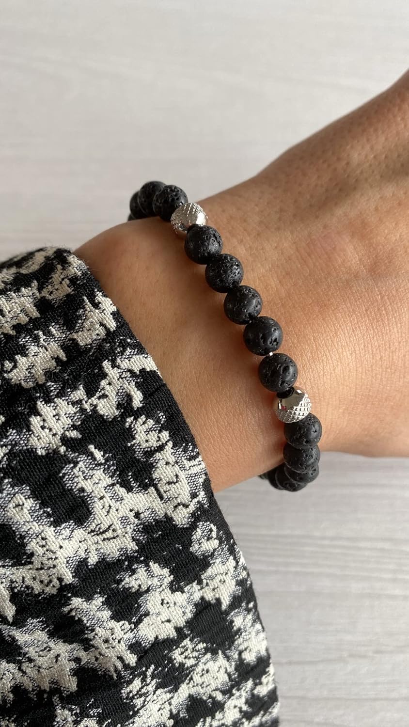 Detalle de 10:10 Bracciale pietra lavica 21 cm