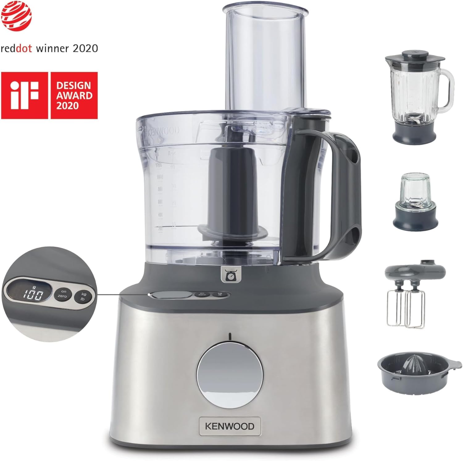 Detalle 2 de kenwood Multipro Compact+ robot de cuisine 800 W