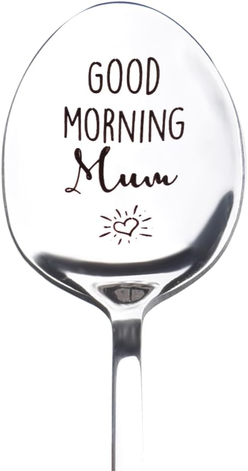 Detalle 2 de Guqqeuc “Good Morning My Love” Spoon Gift for Couples – romantic daybreak spoon for two