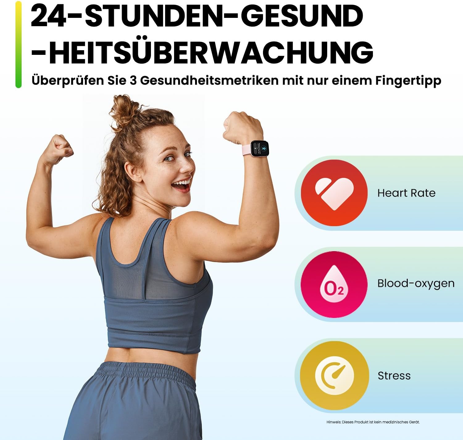 Thumbnail 2 de Amazfit Bip 5 Black Smartwatch – mit Herzfrequenz, GPS, SpO2 und 1,91" Display