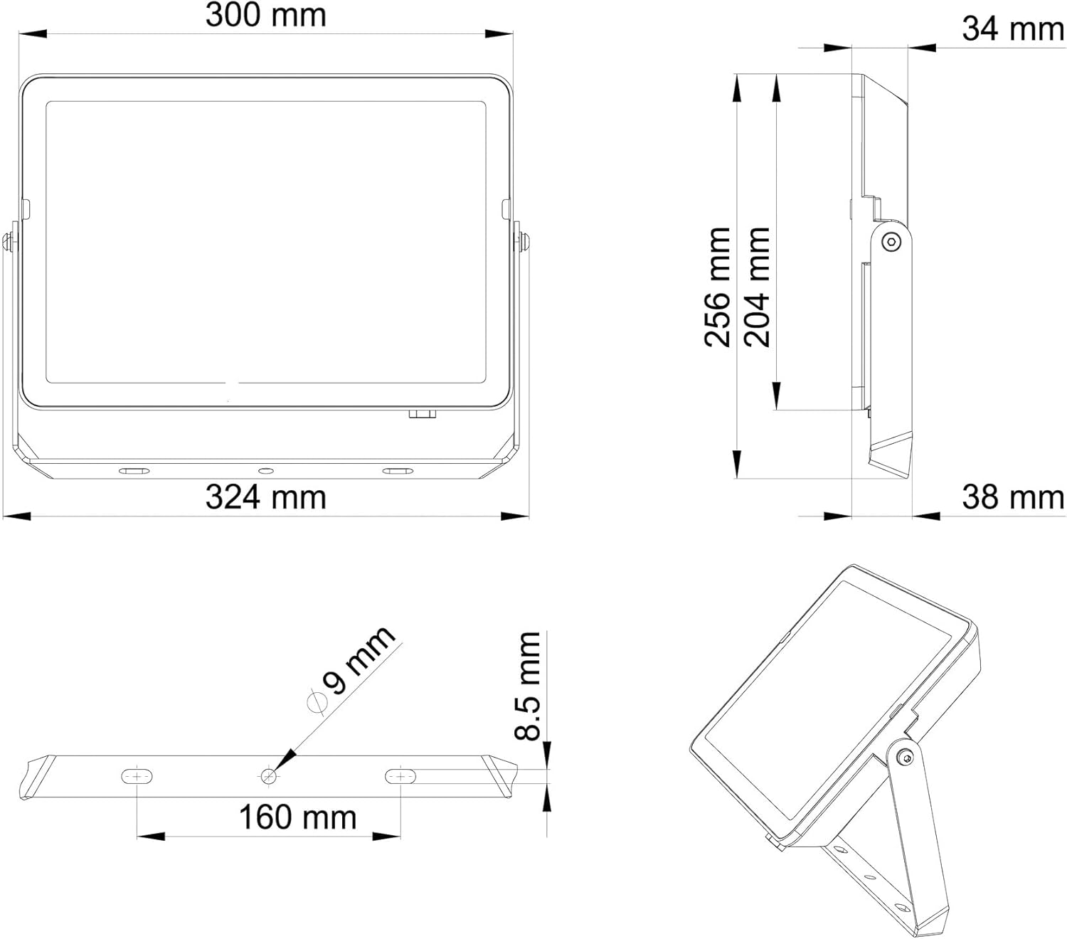Thumbnail 1 de Philips Projectline proiettore LED 100W