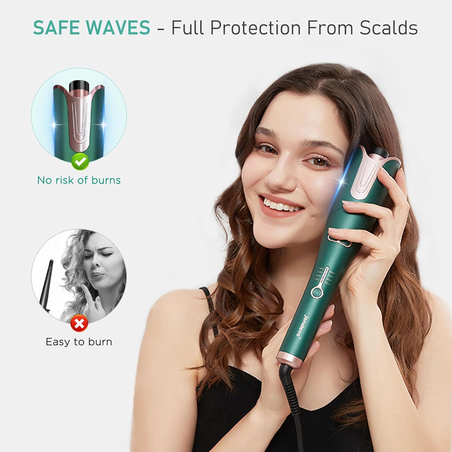 Thumbnail 1 de Janelove Automatischer Lockenstab 4 Temperaturstufen 💇♀