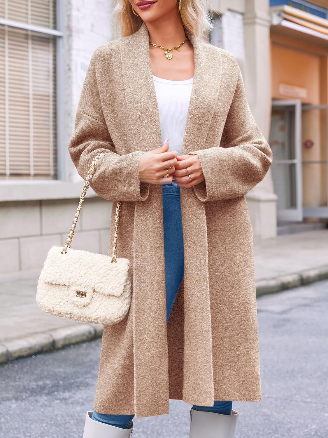 Thumbnail 2 de Saodimallsu Long Oversized Cardigan Sweater