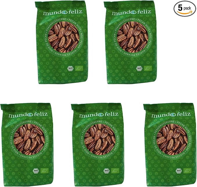 Mundo Feliz Pecanas Ecológicas - Pack de 5 x 100 g 🌰